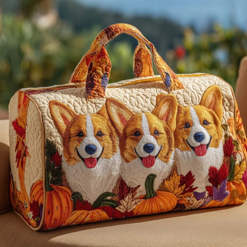Shoulder Strap Quilted Duffle Bag Animals Pattern Large Capacity Travel Duffel Bag 3D Quilting Craft Tote Bags Sports Gym Bag