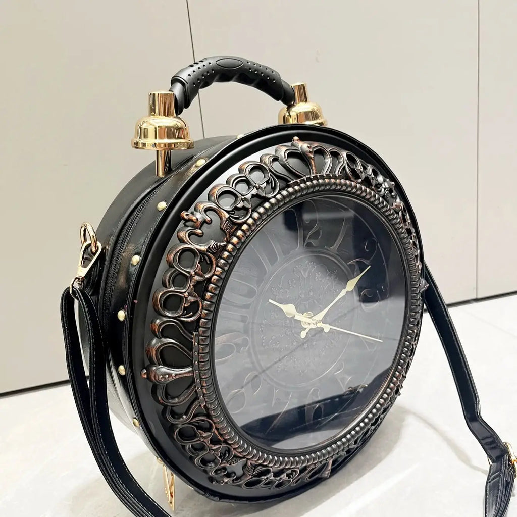 Sac-horloge TimeLuxe™ ⏰👜 — Mode intemporelle, élégance au quotidien