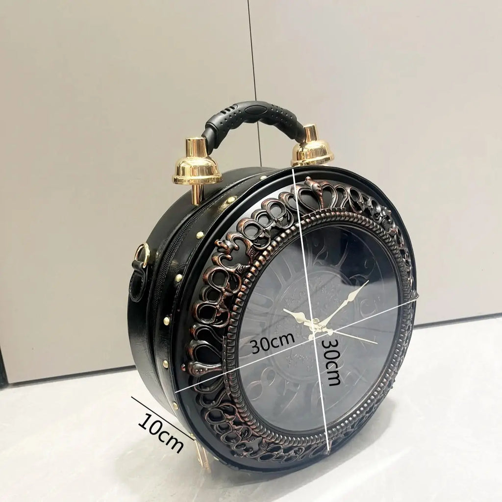 Sac-horloge TimeLuxe™ ⏰👜 — Mode intemporelle, élégance au quotidien