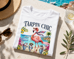Tarpin Chic Flamingo Beach Tshirt