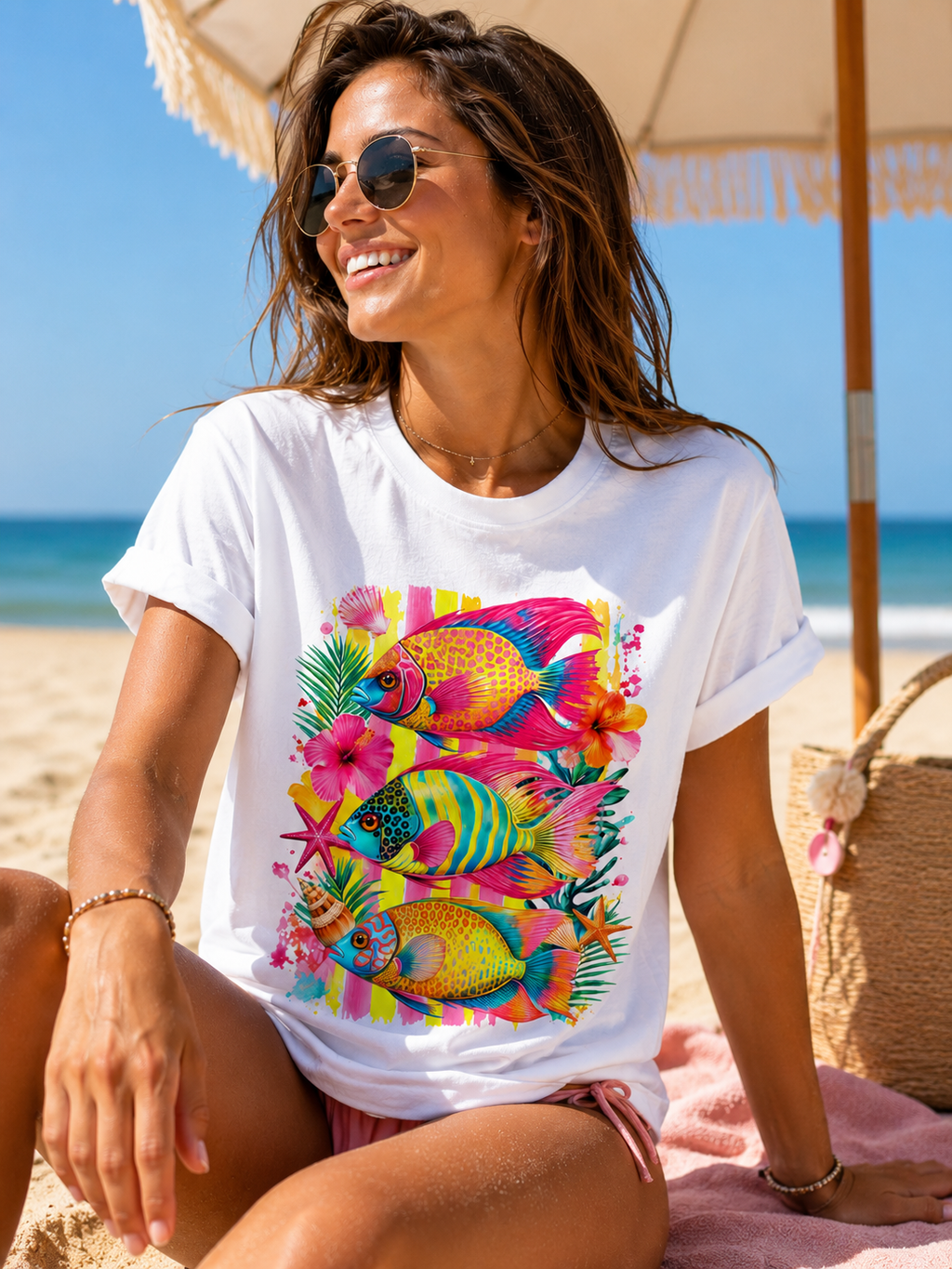 Tropical Colorful Fish T-Shirt | 
