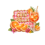 Ciao Bella Aperol Spritz Tee | Orange Cocktail Graphic Shirt