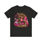Too Glam To Care Tee — Leopard Crown Cat Graphic Shirt