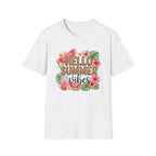 Hello Summer Vibes Watermelon Floral Leopard Print T-Shirt