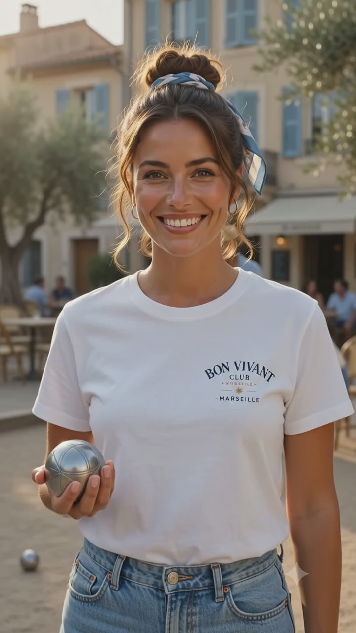 Bon Vivant Club Tee — "L'Art de Vivre à Marseille" – Pastis & Pétanque
